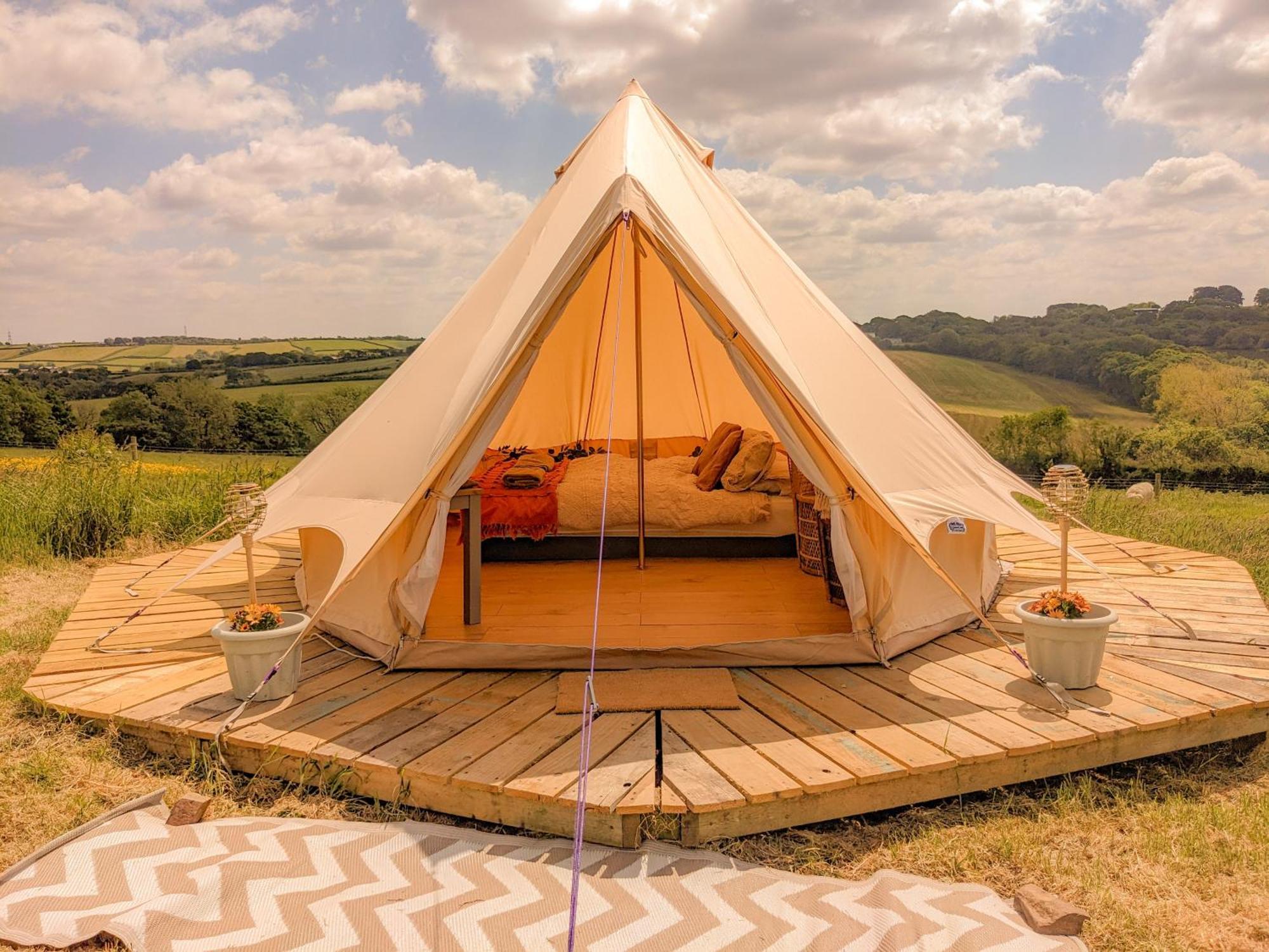 Immaculate Bell Tent Retreat North Devon Бидефорд Экстерьер фото